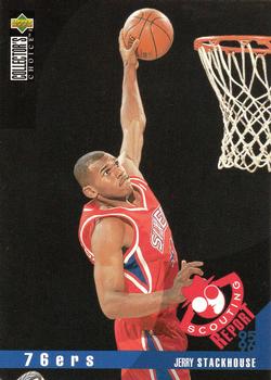 1995-96 Collector's Choice English II #130 Jerry Stackhouse Front