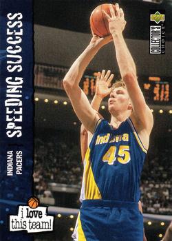 1995-96 Collector's Choice English II #166 Rik Smits Front