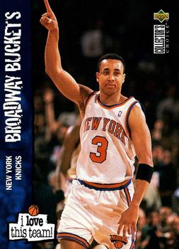 1995-96 Collector's Choice English II #173 John Starks Front