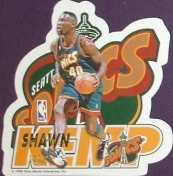 1995-96 Pro Mags Die Cut #NNO Shawn Kemp Front