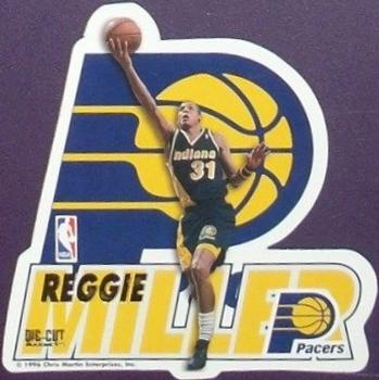1995-96 Pro Mags Die Cut #NNO Reggie Miller Front