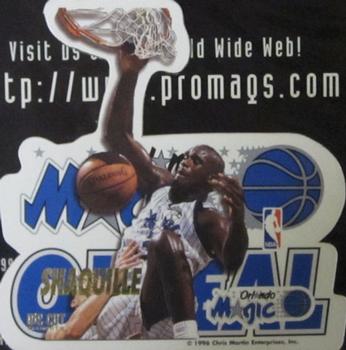 1995-96 Pro Mags Die Cut #NNO Shaquille O'Neal Front