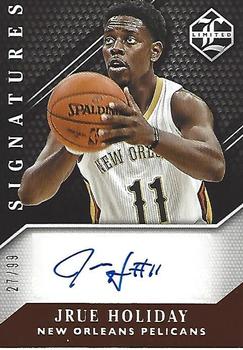 2015-16 Panini Limited - Limited Signatures #LS-JH Jrue Holiday Front