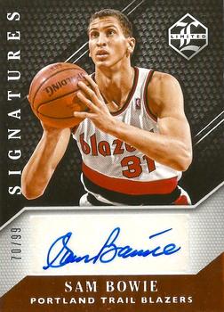2015-16 Panini Limited - Limited Signatures #LS-SB Sam Bowie Front
