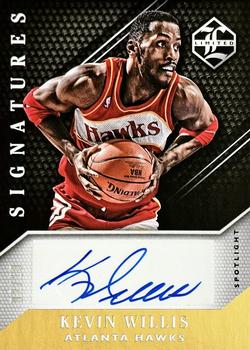 2015-16 Panini Limited - Limited Signatures Gold Spotlight #LS-KW Kevin Willis Front