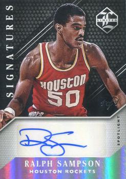 2015-16 Panini Limited - Limited Signatures Platinum Spotlight #LS-RS Ralph Sampson Front