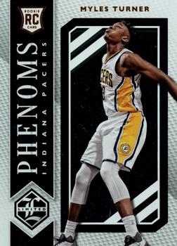 2015-16 Panini Limited - Rookie Phenoms #11 Myles Turner Front