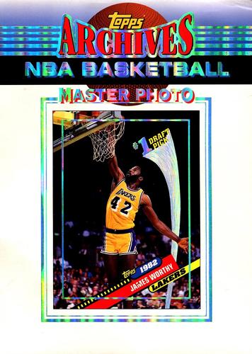 1992-93 Topps Archives - Master Photos Exchange #NNO James Worthy Front