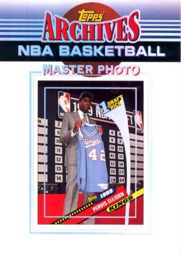 1992-93 Topps Archives - Master Photos Exchange #NNO Pervis Ellison Front