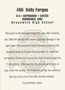 1994-95 Ohio State Buckeyes Women #4 Kelly Fergus Back