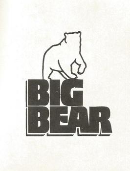 1994-95 Ohio State Buckeyes Women #15 Sponsor Card Big Bear Back