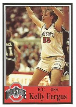 1992-93 Ohio State Buckeyes Women #4 Kelly Fergus Front