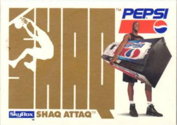 1993-94 SkyBox Pepsi Shaq Attaq #NNO Shaquille O'Neal Front