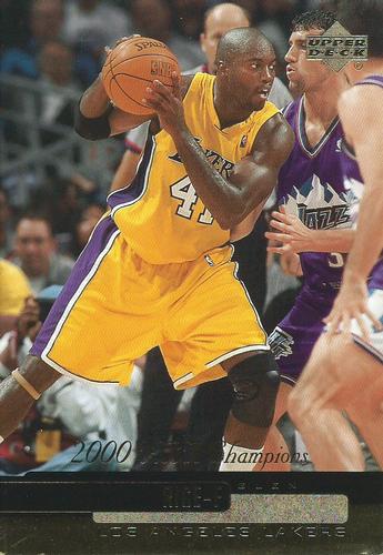 2000 Upper Deck Los Angeles Lakers Championship Jumbos #3 Glen Rice Front