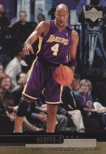 2000 Upper Deck Los Angeles Lakers Championship Jumbos #5 Ron Harper Front