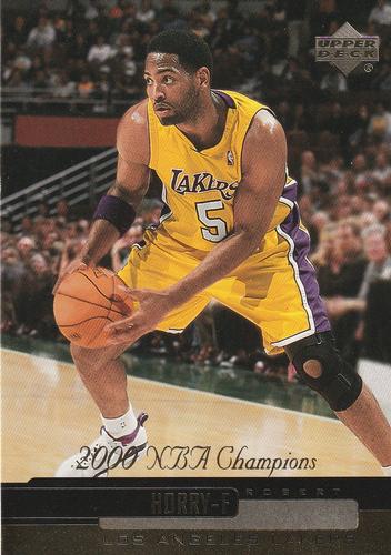 2000 Upper Deck Los Angeles Lakers Championship Jumbos #6 Robert Horry Front