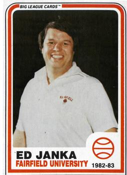 1982-83 Big League Cards Fairfield University Stags #12 Ed Janka Front