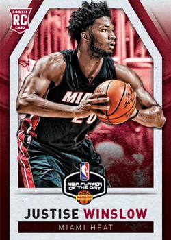 2015-16 Panini Player of the Day - Rookies #RC4 Justise Winslow Front