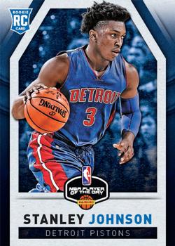 2015-16 Panini Player of the Day - Rookies #RC10 Stanley Johnson Front