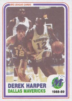 1988-89 Big League Cards Bud Light Dallas Mavericks #NNO Derek Harper Front