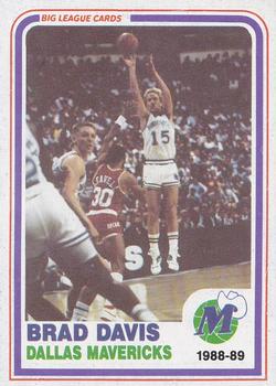 1988-89 Big League Cards Bud Light Dallas Mavericks #NNO Brad Davis Front