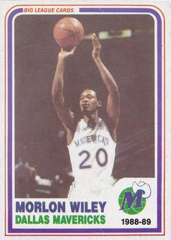 1988-89 Big League Cards Bud Light Dallas Mavericks #NNO Morlon Wiley Front