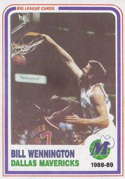 1988-89 Big League Cards Bud Light Dallas Mavericks #NNO Bill Wennington Front