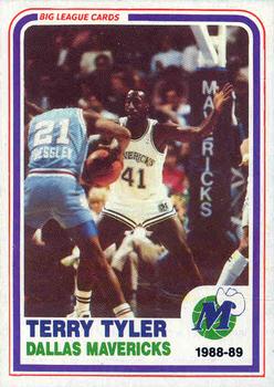 1988-89 Big League Cards Bud Light Dallas Mavericks #NNO Terry Tyler Front