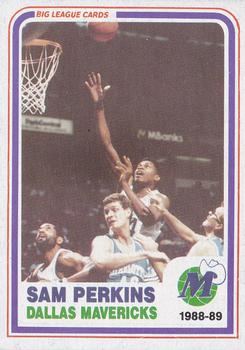 1988-89 Big League Cards Bud Light Dallas Mavericks #NNO Sam Perkins Front