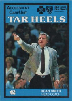 1988-89 North Carolina Tar Heels #NNO Dean Smith Front
