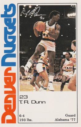 1983-84 Denver Nuggets Police #NNO T.R. Dunn Front