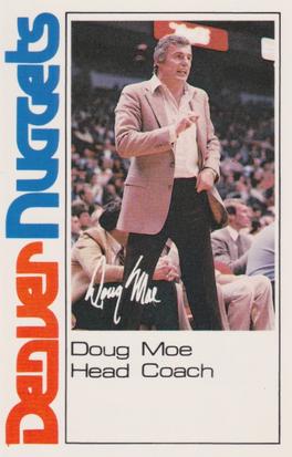 1983-84 Denver Nuggets Police #NNO Doug Moe Front