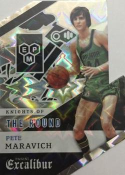 2015-16 Panini Excalibur - Knights of the Round #5 Pete Maravich Front