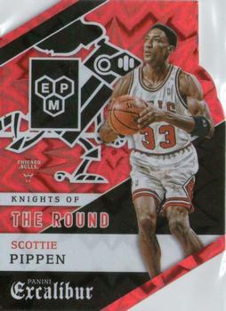 2015-16 Panini Excalibur - Knights of the Round #25 Scottie Pippen Front