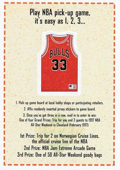 1996-97 Upper Deck - NBA Pick-Up Game Sweepstakes Stickers #NNO Chicago Bulls Front