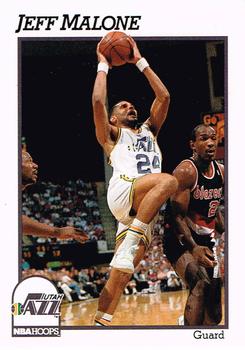 1991-92 Hoops - Prototypes #210 Jeff Malone Front