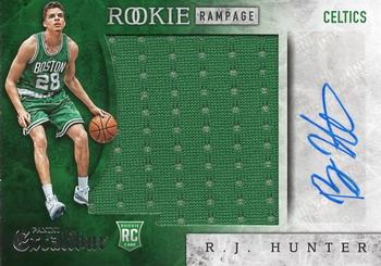 2015-16 Panini Excalibur - Rookie Rampage Autographed Jumbo Jersey #RR-RJH R.J. Hunter Front