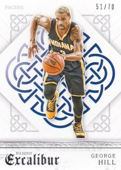 2015-16 Panini Excalibur - Silver #63 George Hill Front