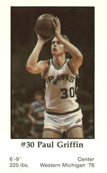 1979-80 Handy Dan San Antonio Spurs #NNO Paul Griffin Front