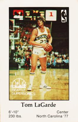 1979-80 Seattle SuperSonics Police #4 Tom LaGarde Front