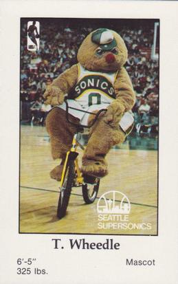 1979-80 Seattle SuperSonics Police #7 T. Wheedle  Front