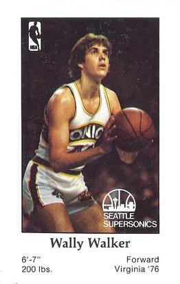 1979-80 Seattle SuperSonics Police #10 Wally Walker Front