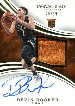 2015-16 Panini Immaculate Collection #121 Devin Booker Front