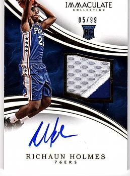 2015-16 Panini Immaculate Collection #132 Richaun Holmes Front