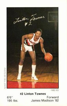 1982-83 Portland Trail Blazers Police #NNO Linton Townes Front