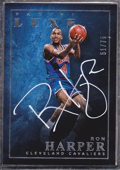2015-16 Panini Luxe - Luxe Autographs #LX-RHP Ron Harper Front