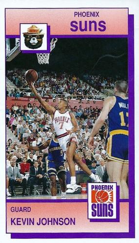 1990-91 Phoenix Suns Smokey #NNO Kevin Johnson Front