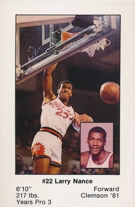 1984-85 Kiwanis Phoenix Suns Police #NNO Larry Nance Front