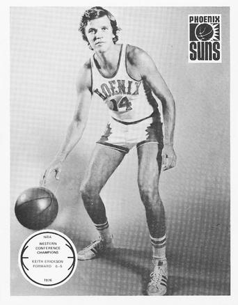 1975-76 Phoenix Suns Western Conference Champions #NNO Keith Erickson Front