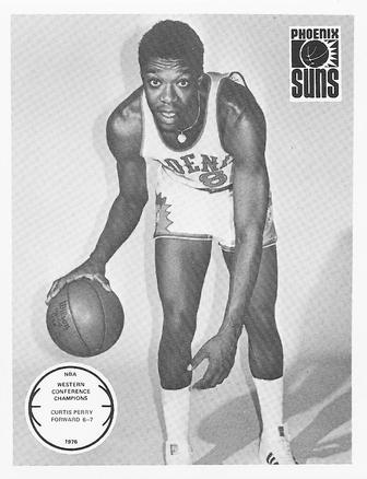 1975-76 Phoenix Suns Western Conference Champions #NNO Curtis Perry Front